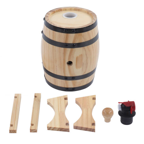 Barriles de vino de pino y acero inoxidable 1