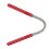 Roter Edelstahl-Gesichtshaarentferner, Threading 6