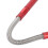 Roter Edelstahl-Gesichtshaarentferner, Threading 12