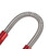 Roter Edelstahl-Gesichtshaarentferner, Threading 10