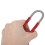 Roter Edelstahl-Gesichtshaarentferner, Threading 5
