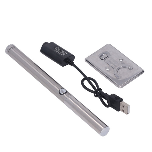 USB Lötkolben 13700 Batterie 1100 mAh Silber