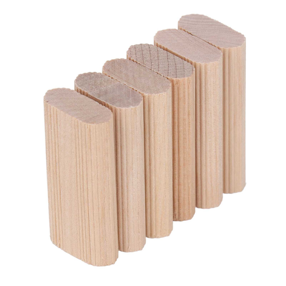 50Pcs Wood Dowel Stopper Beech Insertion Dowel Block For Woodworking Furniture Splicing 8X22x40mm 6951321349269