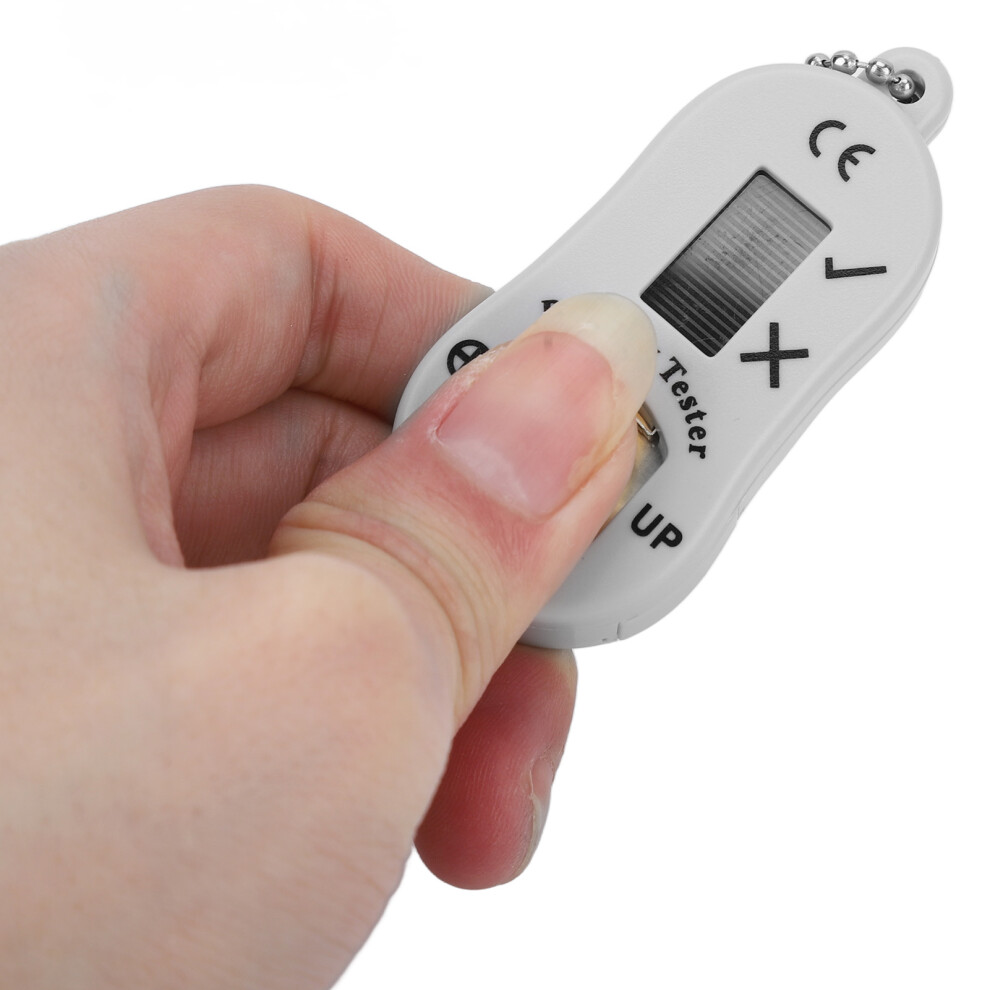 Light/Gray Battery Measuring Device Pocket Hearing Aid Battery Power Monitoring Tester Checker Tool