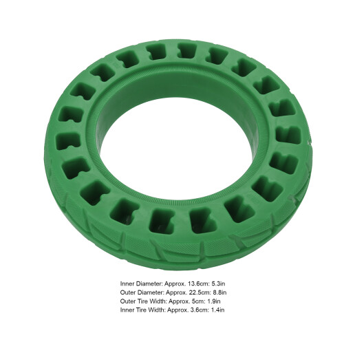 Neumático verde para scooter de panal doble de 10 pulgadas 2