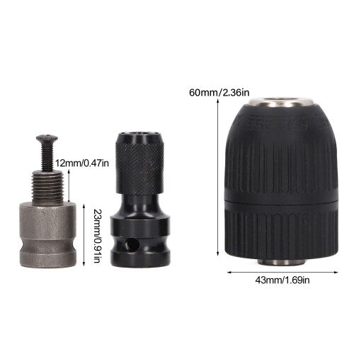 Selbstspannendes Bohrfutter, 2–13 mm, 1/2-Zoll 20 UNF-Gewinde 2