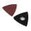 51 piezas de lija de 80 mm, almohadilla triangular, grano 60-240 8