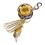 Live Fish Lock goldener teleskopischer Stringer 293 g 16