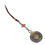 Tibetischer Anhänger antik Bronze Spiegelschmuck 8
