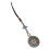 Tibetischer Anhänger antik Bronze Spiegelschmuck 13