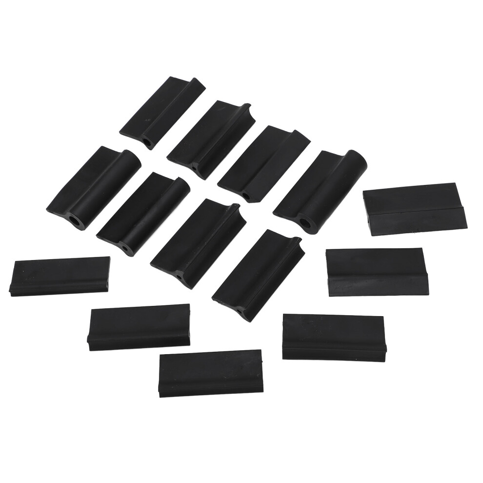 14Pcs Contour Sanding Grip 3 Shapes Rubber Black Flexible Contour Polishing Tool For Woodworking 9371321355454
