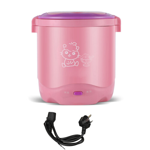 Olla arrocera portátil mini 1.2L rosa Grain 1