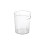 Cubo de basura transparente M PET con asas 2