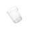 Cubo de basura transparente M PET con asas 4
