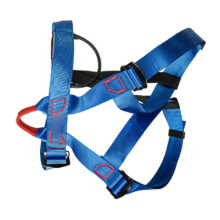 Downhill Safety Seat Belt Outdoor Mountaineering Rock Climbing Safety Belt High Altitude Seat Belt Waist Protection Blue