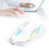 Ratón inalámbrico ergonómico recargable USB blanco 5