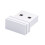 Ratón inalámbrico ergonómico recargable USB blanco 8