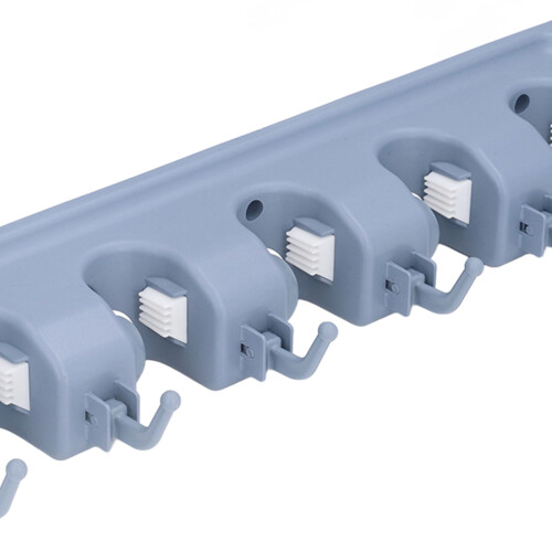 Modelo B Soporte de pared para mopas y escobas 14.9 oz 2