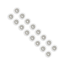 48 piezas, juego de poleas para impresora 3D de 5 mm a 24 mm, transparente