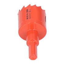 Sierra perforadora bimetálica de 1-3/8 pulgadas (35 mm) con mandril