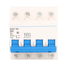 DZ47 63 D63 Mini CB 63A 400V PA66 carril DIN