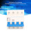 DZ47 63 D63 Mini CB 63A 400V PA66 carril DIN 6