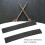 2 Pcs Drumstick Grips Matte Skid Proof Re Washable Fish Scale Pattern Drumstick Wrap Black 4