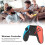 Controlador inalámbrico Bluetooth 600mAh ABS negro 10m 5