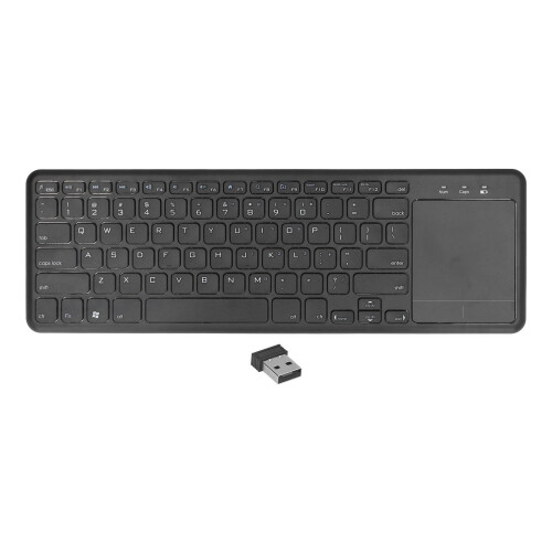 Teclado inalámbrico 2.4G con panel táctil – ABS, 2xAAA 1