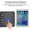 Teclado inalámbrico 2.4G con panel táctil – ABS, 2xAAA 4