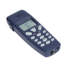 Teléfono con cable FSK DTMF de 12 bits con pantalla LCD, uso doméstico