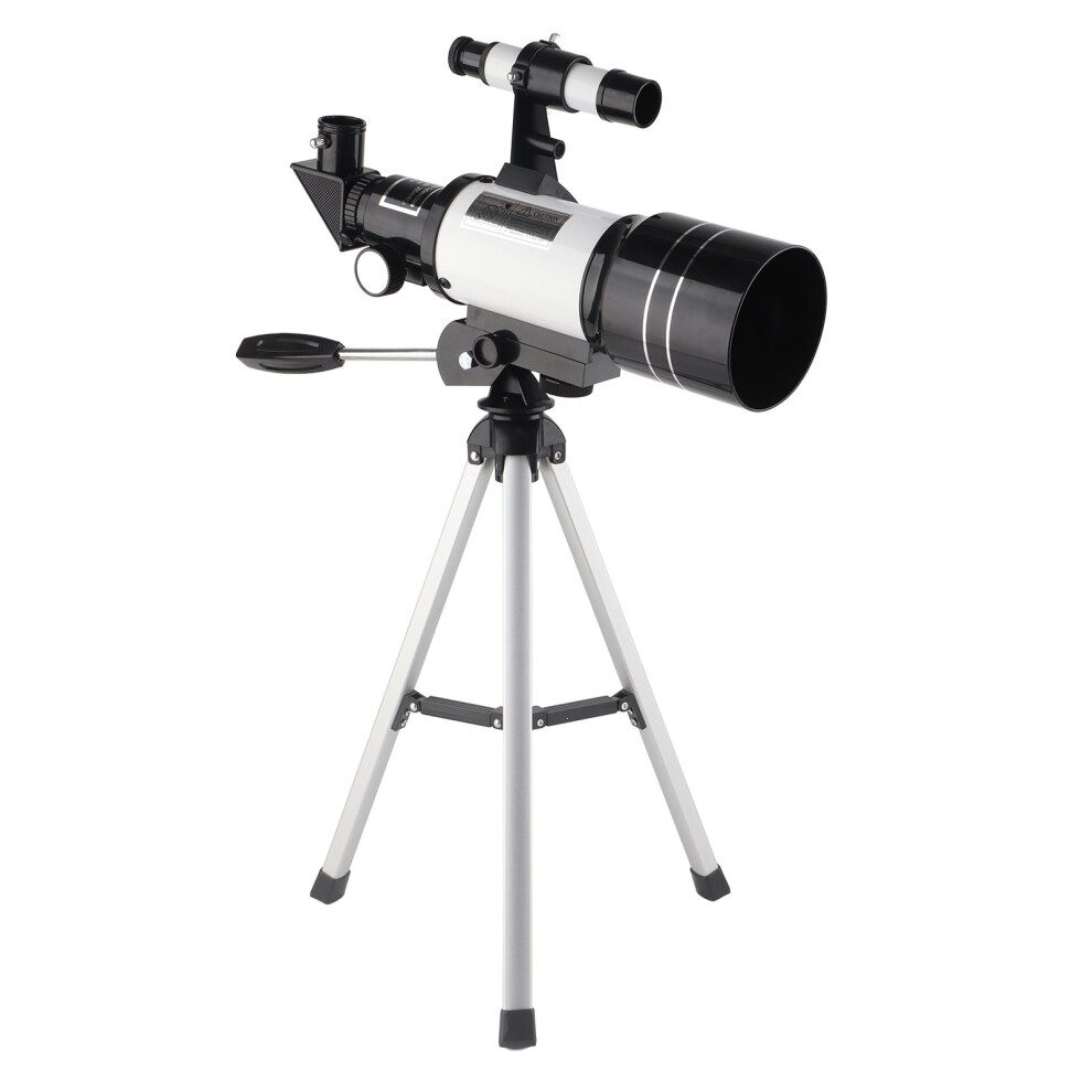 70mm Aperture Refractor Telescope Aluminium Alloy Clear Observation Astronomical Telescope for Kids Beginners