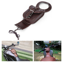 Motorcycle Tank Bag Artificial Leather Waterproof Brown Replacement for Benelli Leoncino 500 BJ500