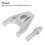 Abrazadera para distribuidor de aluminio billet cromado Hold-Down 12