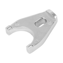 Abrazadera para distribuidor de aluminio billet cromado Hold-Down