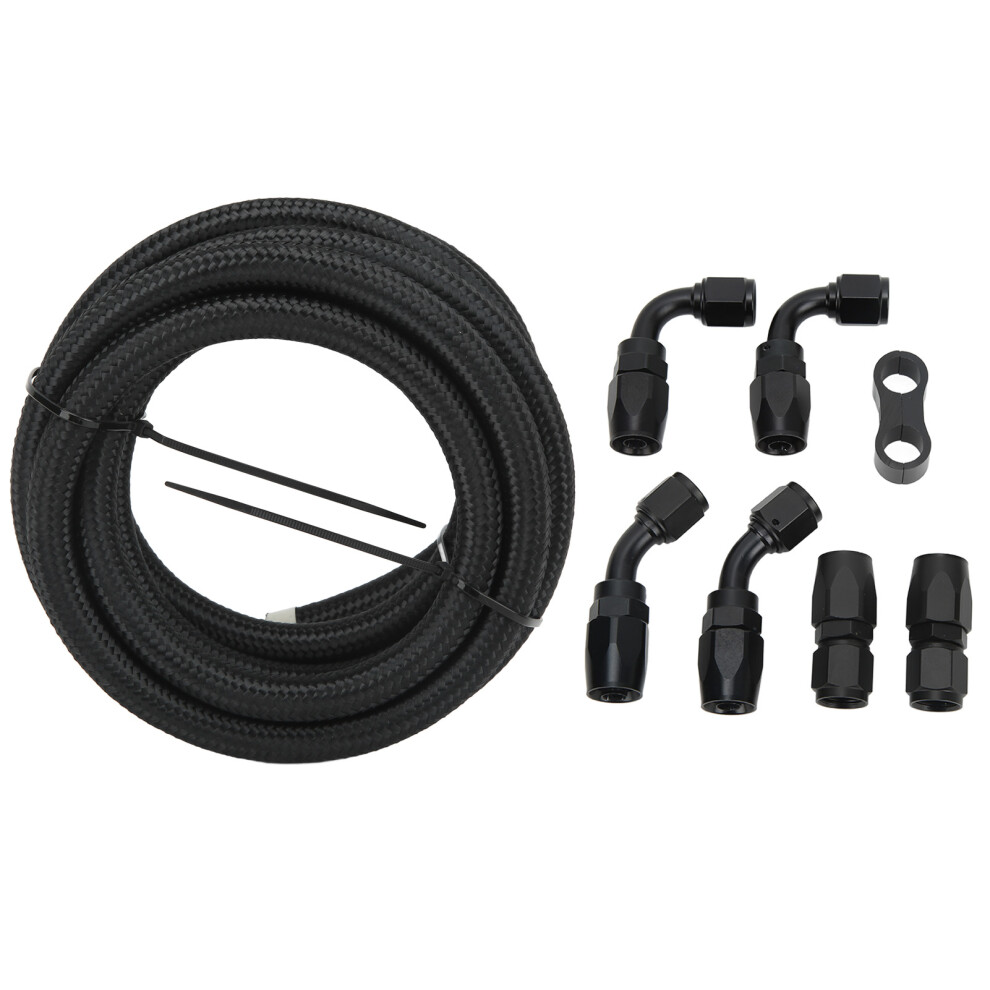 3 Meter Fuel Line Hose Kit An6 Hose Fitting Adapter Aluminum Nylon Braided For Coolant Diesel Hydraulic Oil 8311321362763