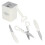 5 Pcs Kitchen Knife Set Stainless Steel with Base 16