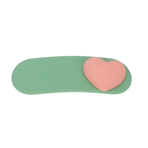 Porta audífonos binaurales clips naranja rosa 2
