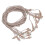 10 piezas de cable receptor de audífono PVC de 3 pines 75 cm 16
