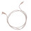 10 piezas de cable receptor de audífono PVC de 3 pines 75 cm 3