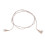 10 piezas de cable receptor de audífono PVC de 3 pines 75 cm 8