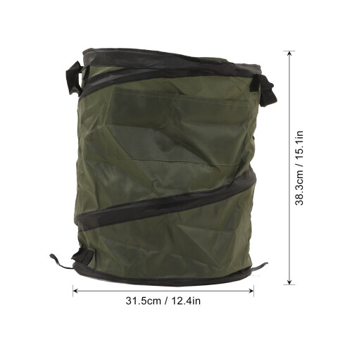 Faltbarer Camping-Abfalleimer - 31,5 x 38,3 cm, grün 2