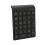 Teclado numérico inalámbrico negro de 27 teclas 2xAAA 15