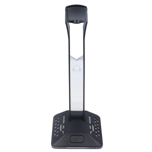 RGB-Headsetständer, 2 USB-Anschlüsse, 26,7  12,3  10,3 cm