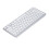 Teclado Bluetooth ultrafino de 78 teclas, blanco, 2AAA 1