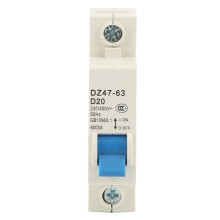 DZ47 63 D20 1P MCB riel DIN 20A CA 230/400V