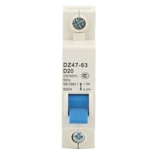 DZ47 63 D20 1P MCB riel DIN 20A CA 230/400V