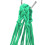 Nylon Geflügel Netzbeutel 57cm x 5cm Grün Kapazität 4