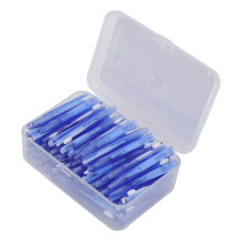 Cepillos interdentales azules, 60 piezas, tamaño 50-64mm