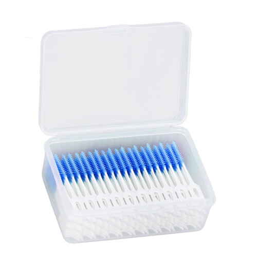 Interdentalbürste Einweg weich 160 Stück blau 32 g
